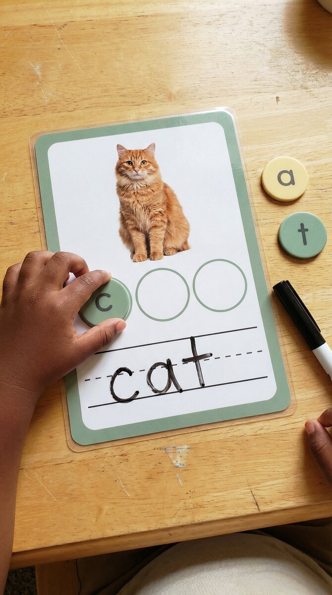 Read Write and Wipe Phonics Cards